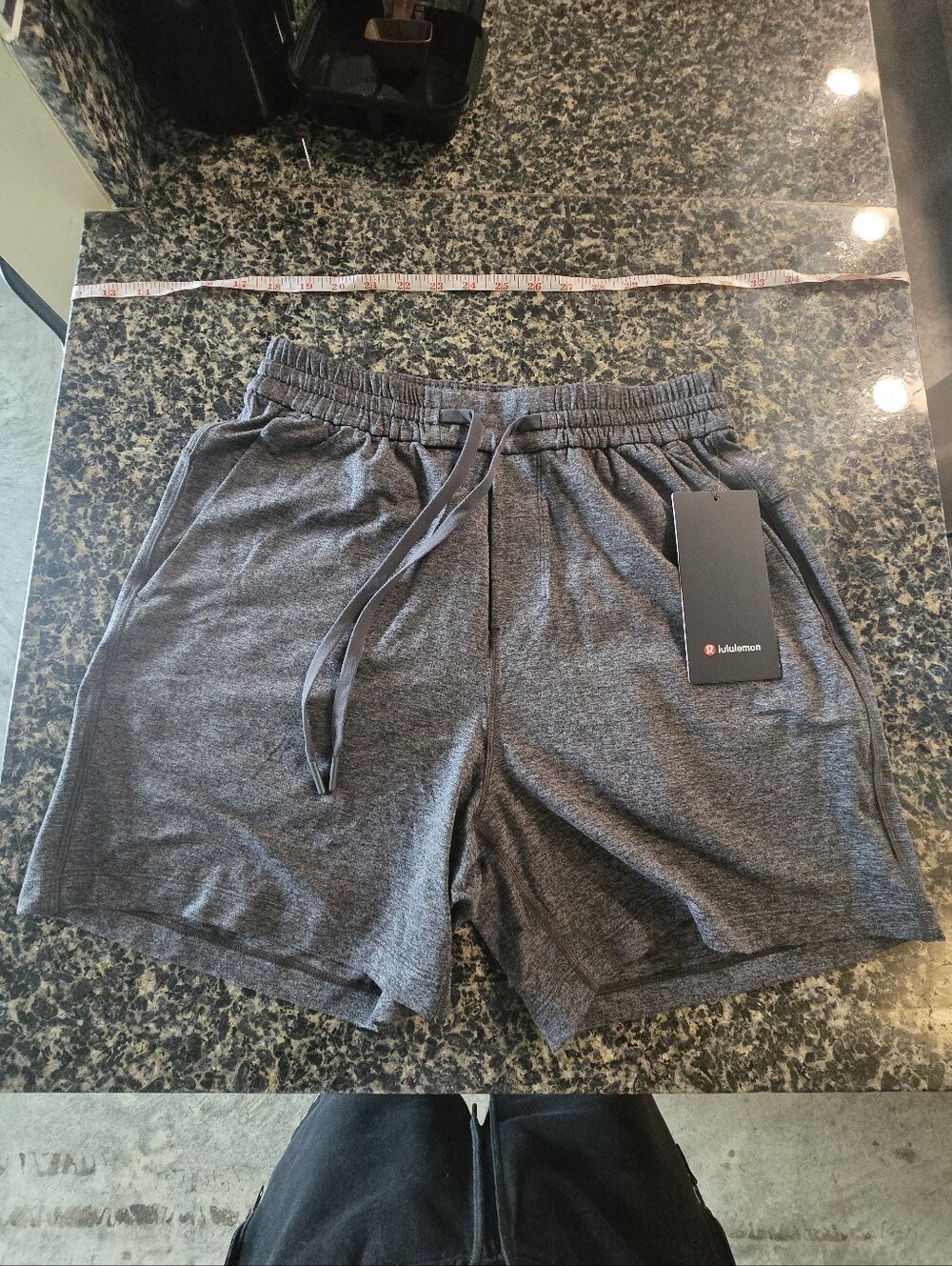 Lululemon Short Jersey Shorts Grey 5"